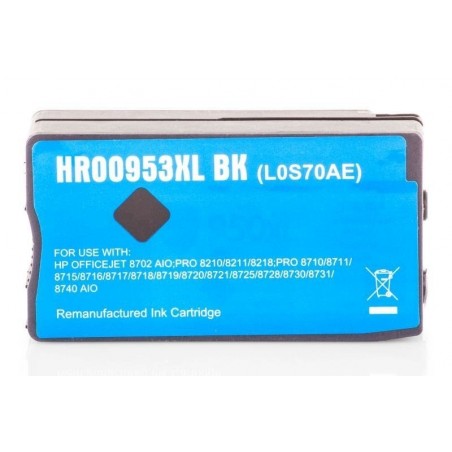Alternativ zu HP L0S70AE / 953XL Tinte Schwarz | TonerDirekt365