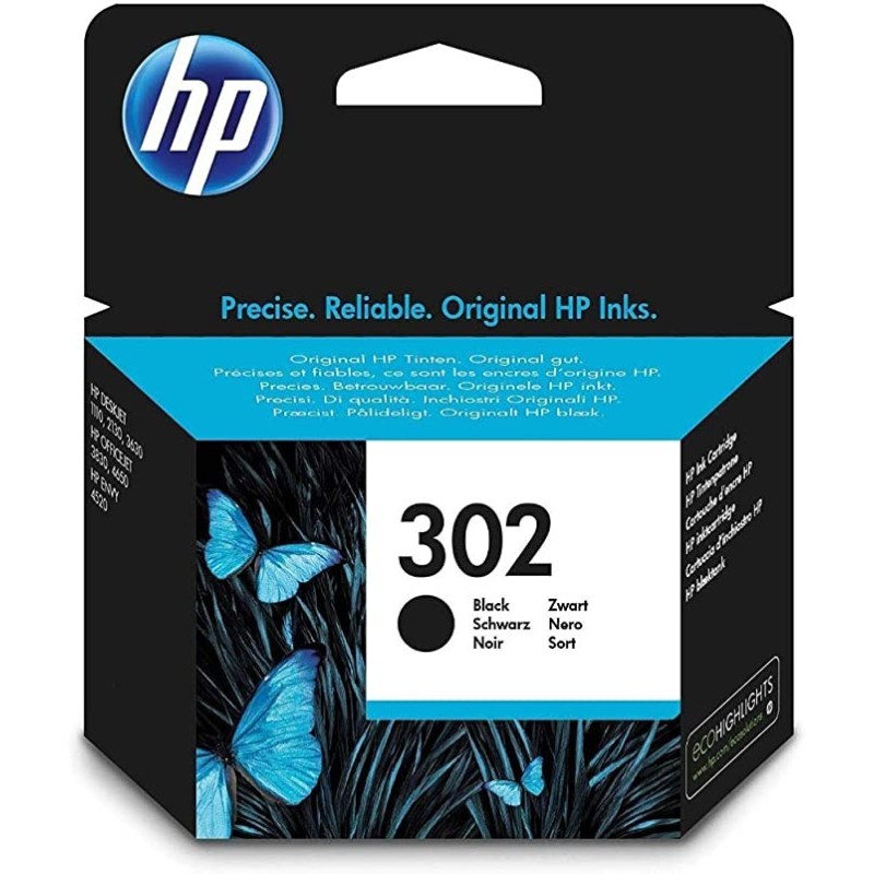 Original HP F6U66AE / 302 Druckkopfpatrone schwa | TonerDirekt365