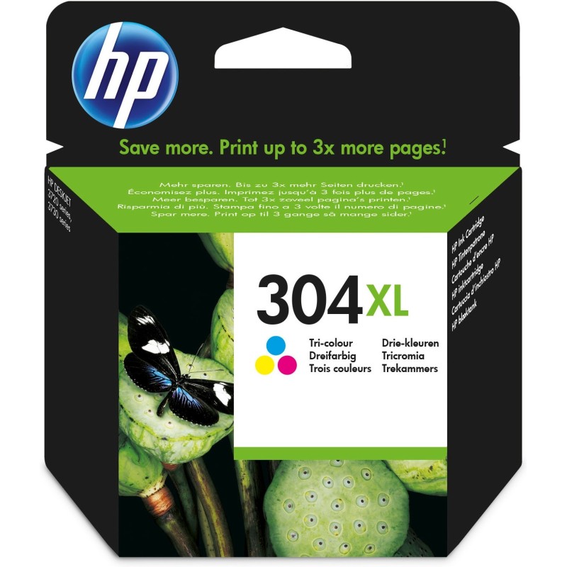 HP Original N9K07AE / 304XL Tintenpatrone Cyan/M | TonerDirekt365