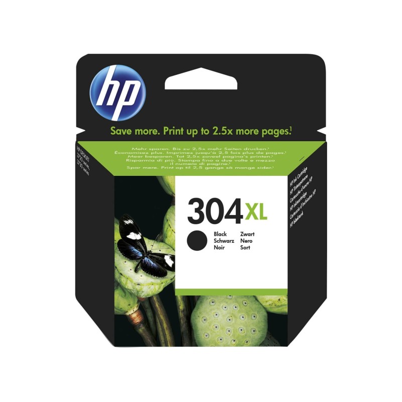 HP Original N9K08AE / 304XL Tintenpatrone Schwar | TonerDirekt365