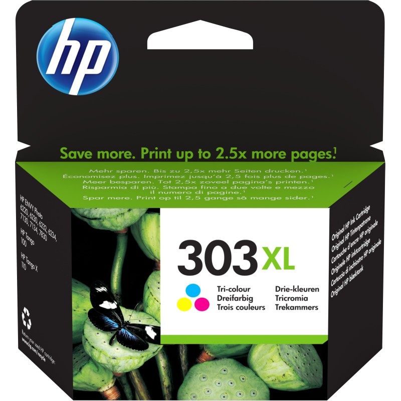 Original HP T6N03AE / 303XL Druckkopfpatrone col | TonerDirekt365
