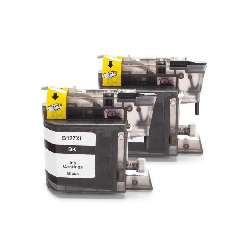 Alternativ zu Brother LC-127 XL BK Tinten Doppel | TonerDirekt365