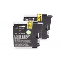 Alternativ zu Brother LC-1100 BK Tinten Doppelpa | TonerDirekt365