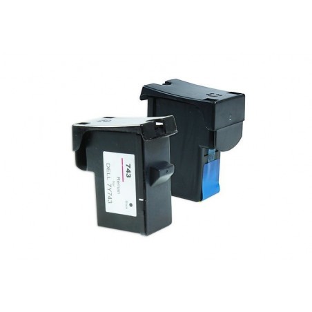 Alternativ zu Dell 7Y743 + 7Y745 Tinten Doppelpa | TonerDirekt365
